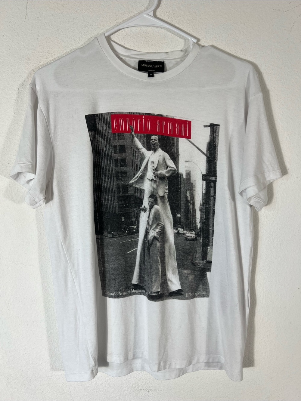 Armani Silos Emporio Armani Magazine Graphic Tee